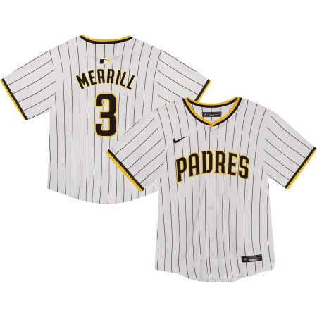 Jackson Merrill San Diego Padres Nike Toddler Home Player Game Jersey – White –