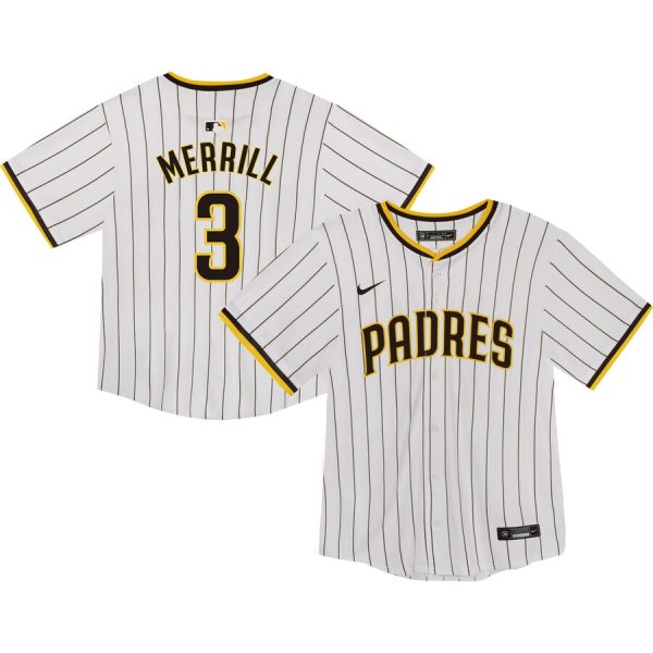 Jackson Merrill San Diego Padres Nike Toddler Home Player Game Jersey – White –