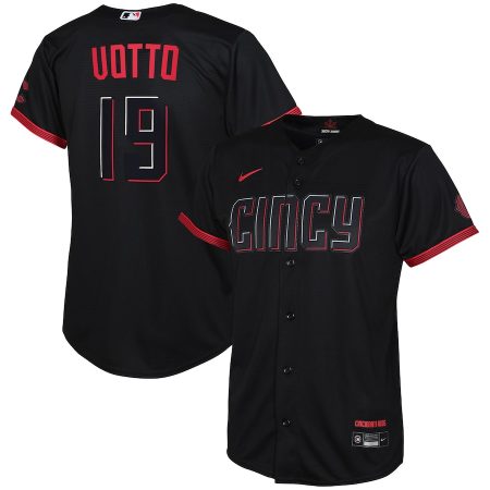 Joey Votto Cincinnati Reds Nike Toddler City Connect Replica Player Jersey – Black –