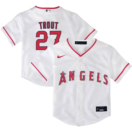 Mike Trout Los Angeles Angels Nike Toddler Home Replica Player Jersey – White –