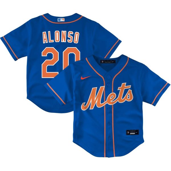 Pete Alonso New York Mets Nike Toddler Alternate Replica Player Jersey – Royal –