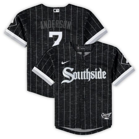 Tim Anderson Chicago White Sox Toddler Nike City Connect Replica Player Jersey – Black –