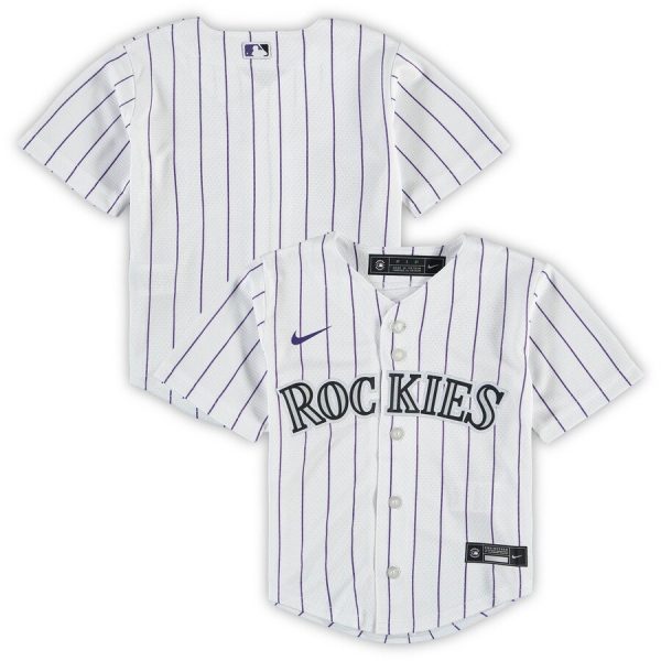 Colorado Rockies Nike Toddler Replica Team Jersey – White –