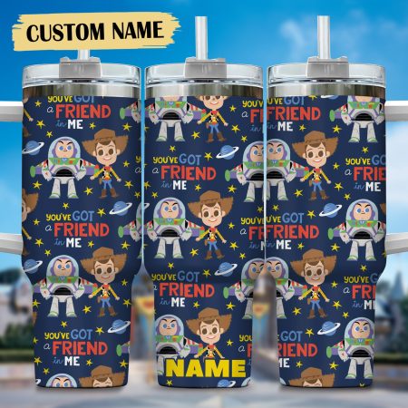 Toy Story Disney TV Series Custom Stanley Quencher  30oz or 40oz Stainless Steel Tumbler With Handle HG Stainless Steel Tumbler With Handle