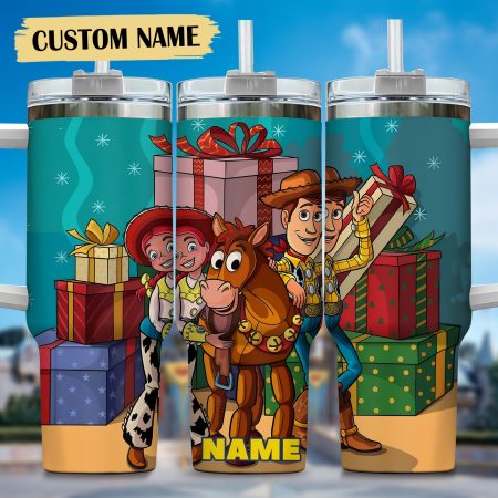 Toy Story Disney TV Series Custom  Quencher 40oz Stainless Steel Tumbler HG With Handle