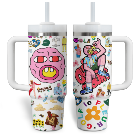 Tyler The Creator Music Custom Stanley Quencher 30oz or 40oz Stainless Steel Tumbler With Handle HG