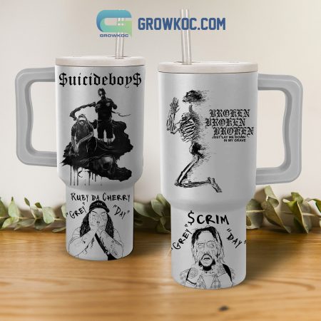 Suicideboys Ruby Da Cherry 30oz or 40oz Stainless Tumbler With Handle NVA
