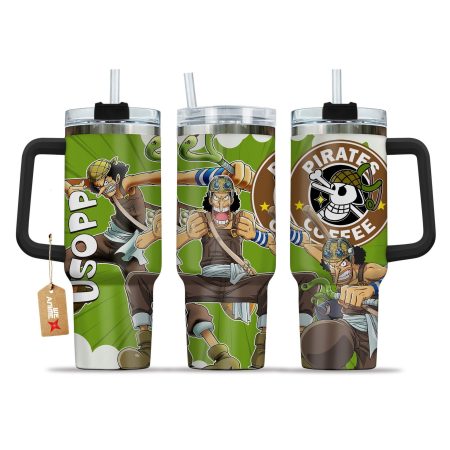 Usopp V2 One Piece Anime  Custom Quencher 30oz or 40oz Stainless Steel Tumbler With Handle HG