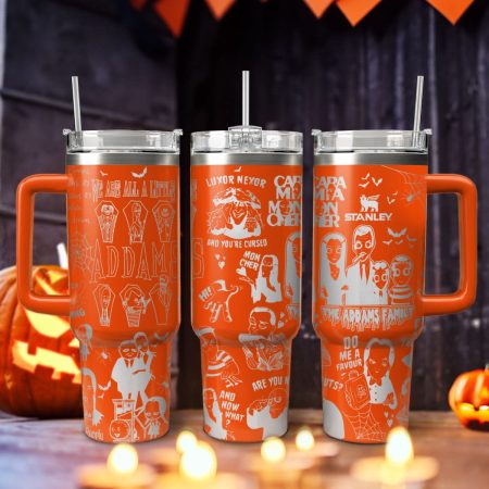 Wednesday Addams TV Series Custom Stanley Quencher HG 40oz or 30oz Engraved  Stainless Steel Tumbler With Handle