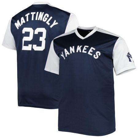 Don Mattingly New York Yankees Cooperstown Collection Replica Player Jersey – Navy/White –