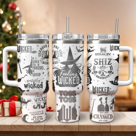Wicked Movies Custom Stanley Cup 40 oz 30 oz Tumbler With Handle