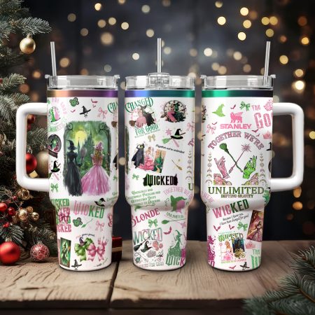 Wicked Movies Custom Stanley Cup 40 oz 30 oz Tumbler With Handle