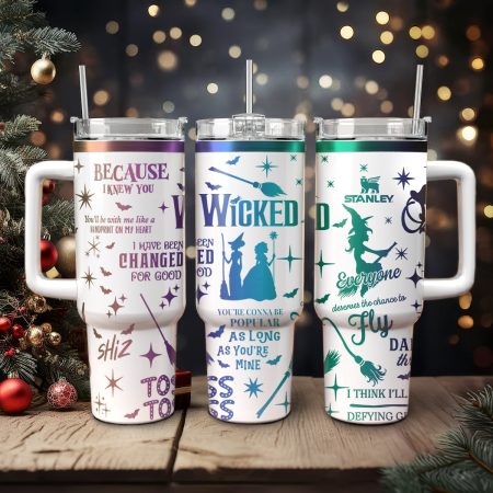 Wicked Movies Custom Stanley Cup 40 oz 30 oz Tumbler With Handle