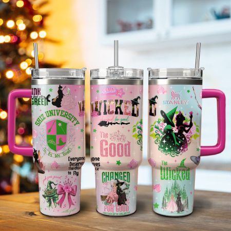 Wicked Movies Custom Stanley Cup 40 oz 30 oz Tumbler With Handle