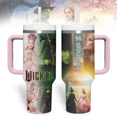 Wicked Movies Custom Stanley Cup 40 oz 30 oz Tumbler With Handle