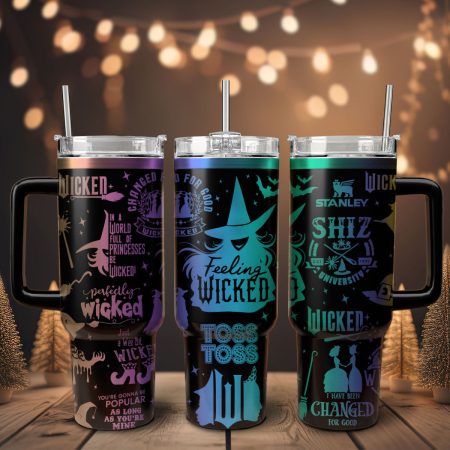 Wicked Movies Custom Stanley Cup 40 oz 30 oz Tumbler With Handle