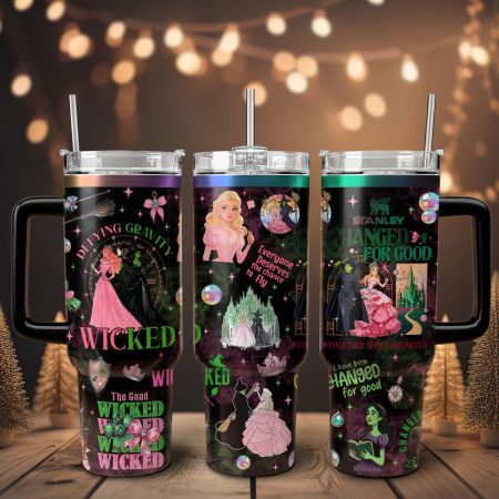 Wicked Movies Custom Stanley Cup 40 oz 30 oz Tumbler With Handle
