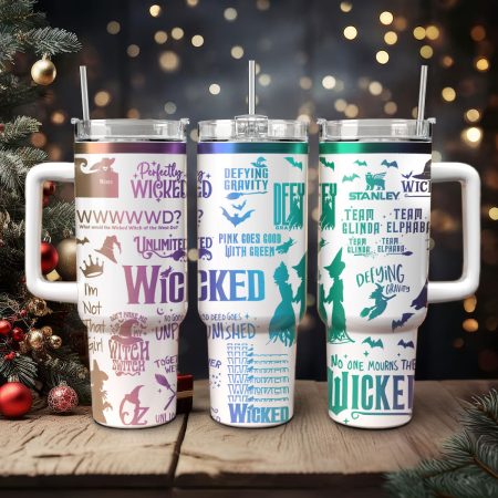 Wicked Movies Custom Stanley Cup 40 oz 30 oz Tumbler With Handle