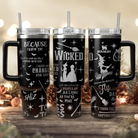 Wicked Movies Custom Stanley Cup 40 oz 30 oz Tumbler With Handle