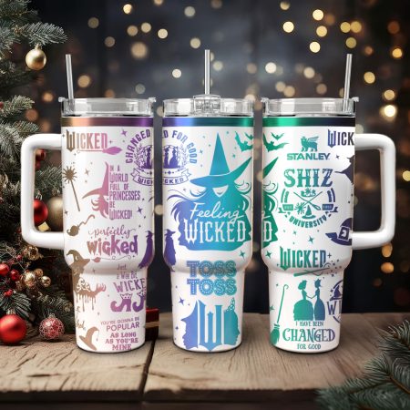 Wicked Movies Custom Stanley Cup 40 oz 30 oz Tumbler With Handle