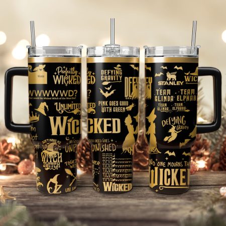 Wicked Movies Custom Stanley Cup 40 oz 30 oz Tumbler With Handle