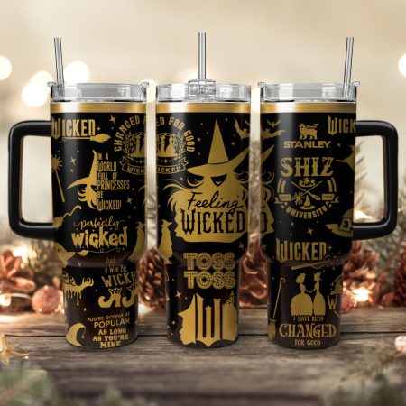 Wicked Movies Custom Stanley Cup 40 oz 30 oz Tumbler With Handle