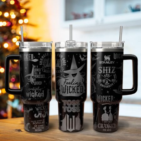 Wicked Movies Custom Stanley Cup 40 oz 30 oz Tumbler With Handle