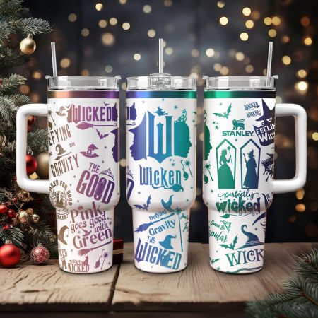 Wicked Movies Custom Stanley Cup 40 oz 30 oz Tumbler With Handle