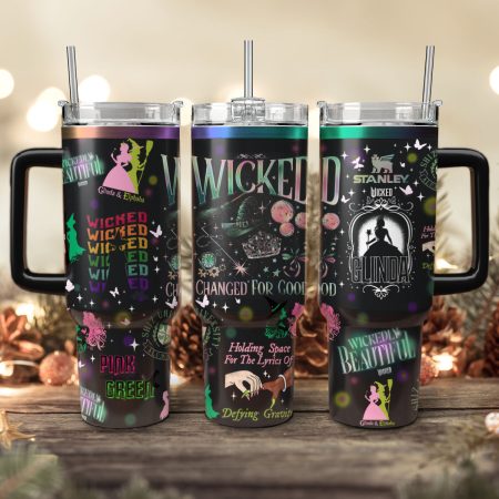 Wicked Movies Custom Stanley Cup 40 oz 30 oz Tumbler With Handle