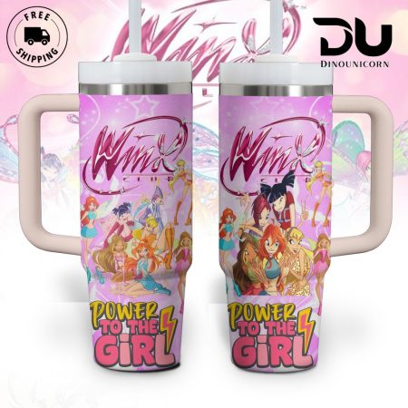Winx Club TV Series Custom Stanley Quencher  30oz or 40oz Stainless Steel Tumbler With Handle HG Stainless Steel Tumbler With Handle