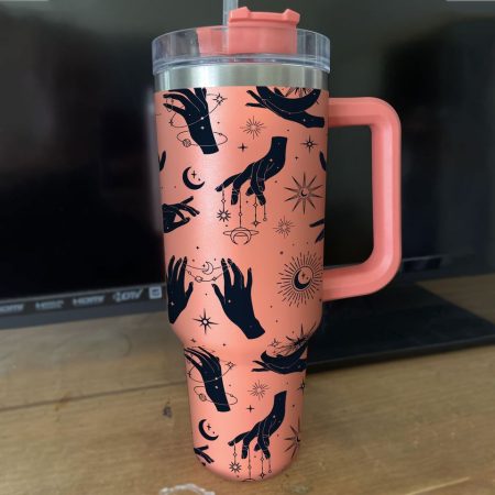 Witch Hand Games Custom  Quencher 40oz Stainless Steel Tumbler HG