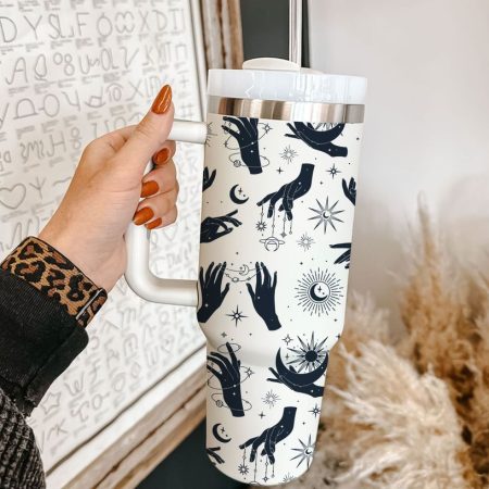 Witch Hand Games Custom  Quencher 40oz Stainless Steel Tumbler HG