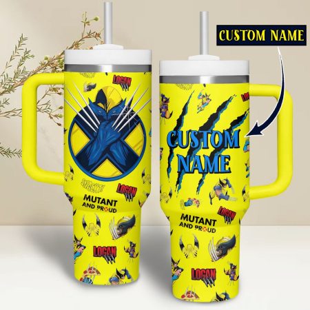 Wolverine Movies Custom Stanley Quencher 30oz or 40oz Stainless Steel Tumbler With Handle HG With Handle