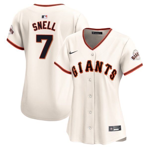Blake Snell San Francisco Giants Nike Women’s Home Limited Jersey – Cream –