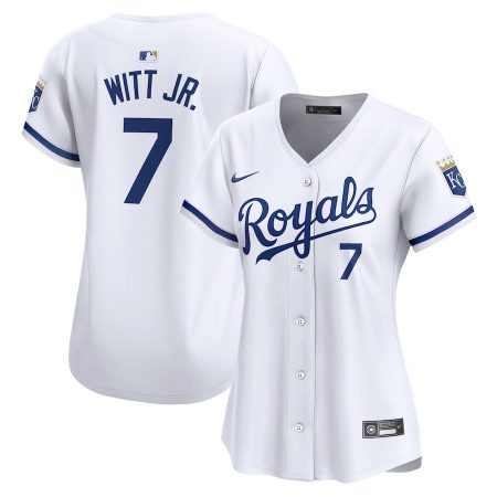 Bobby Witt Jr. Kansas City Royals Nike Women’s Home Limited Player Jersey – White –
