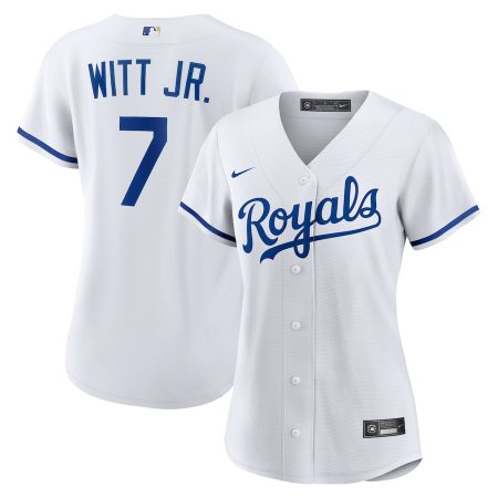 Bobby Witt Jr. Kansas City Royals Nike Women’s Home Replica Player Jersey – White –