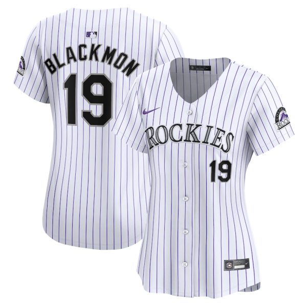 Charlie Blackmon Colorado Rockies Nike Women’s Home Limited Player Jersey – White –