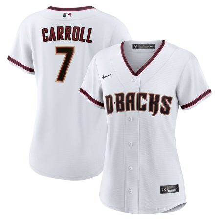 Corbin Carroll Arizona Diamondbacks Nike Women’s Home Replica Player Jersey – White –