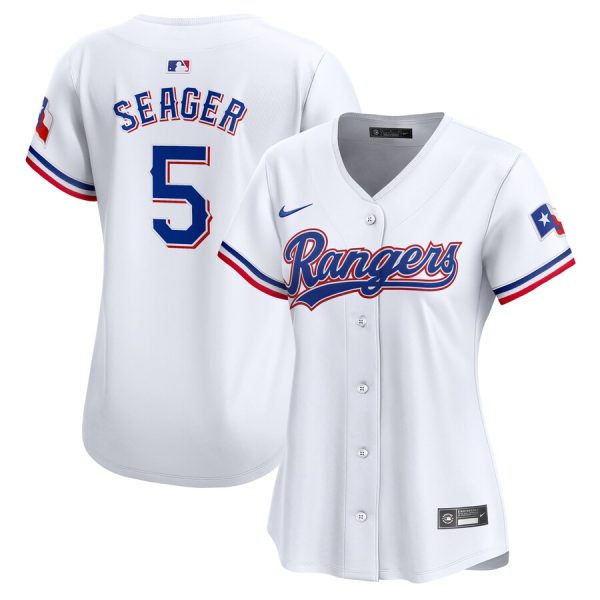 Corey Seager Texas Rangers Nike Women’s Home Limited Player Jersey – White –