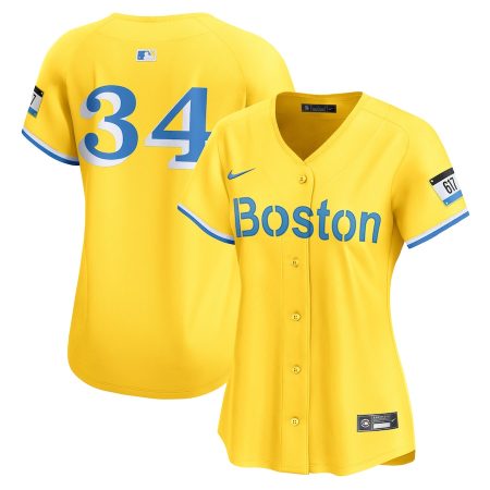 David Ortiz Boston Red Sox Nike Women’s City Connect Retired Player Jersey – Gold –