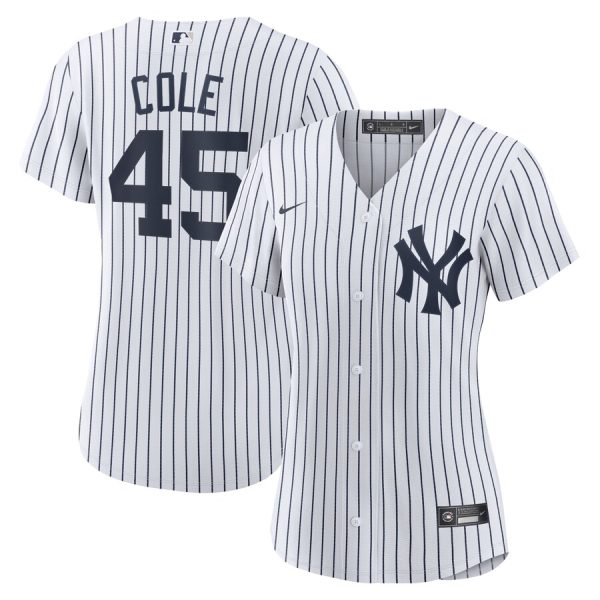 Gerrit Cole New York Yankees Nike Women’s Home Replica Player Jersey – White –