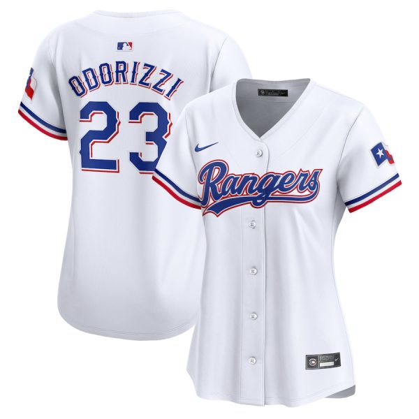 Jake Odorizzi Texas Rangers Nike Women’s  Home Limited Player Jersey – White –