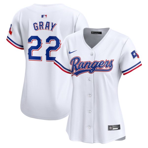 Jon Gray Texas Rangers Nike Women’s  Home Limited Player Jersey – White –