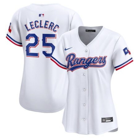 José Leclerc Texas Rangers Nike Women’s  Home Limited Player Jersey – White –