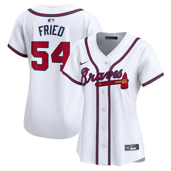 Max Fried Atlanta Braves Nike Women’s  Home Limited Player Jersey – White –