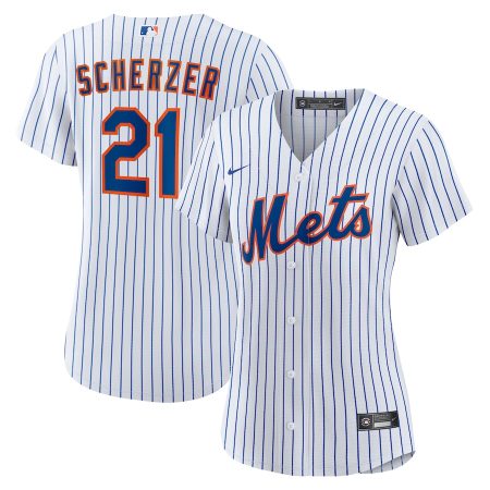 Max Scherzer New York Mets Nike Women’s Home Replica Player Jersey – White –