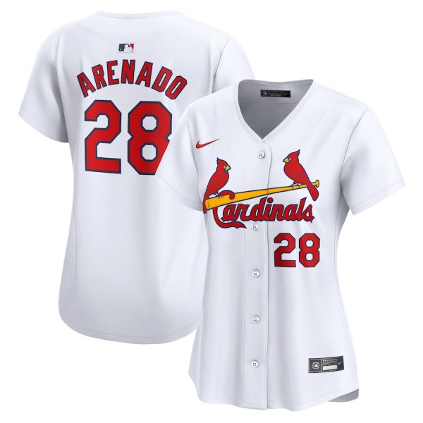 Nolan Arenado St. Louis Cardinals Nike Women’s Home Limited Player Jersey – White –