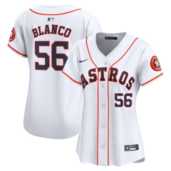 Ronel Blanco Houston Astros Nike Women’s Home Limited Jersey – White –