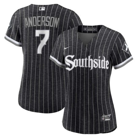 Tim Anderson Chicago White Sox Nike Women’s City Connect Replica Player Jersey – Black –