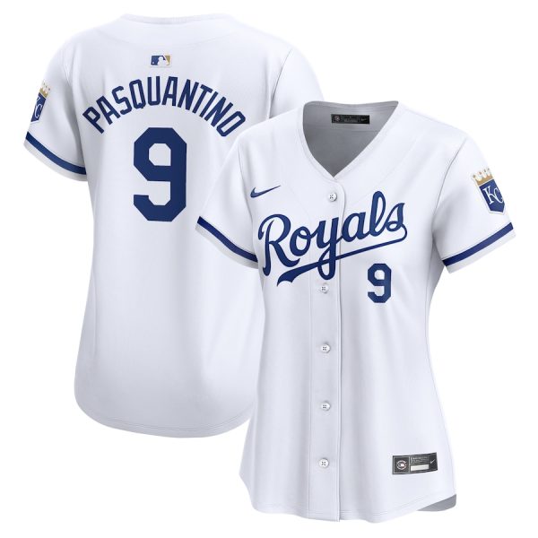 Vinnie Pasquantino Kansas City Royals Nike Women’s  Home Limited Player Jersey – White –